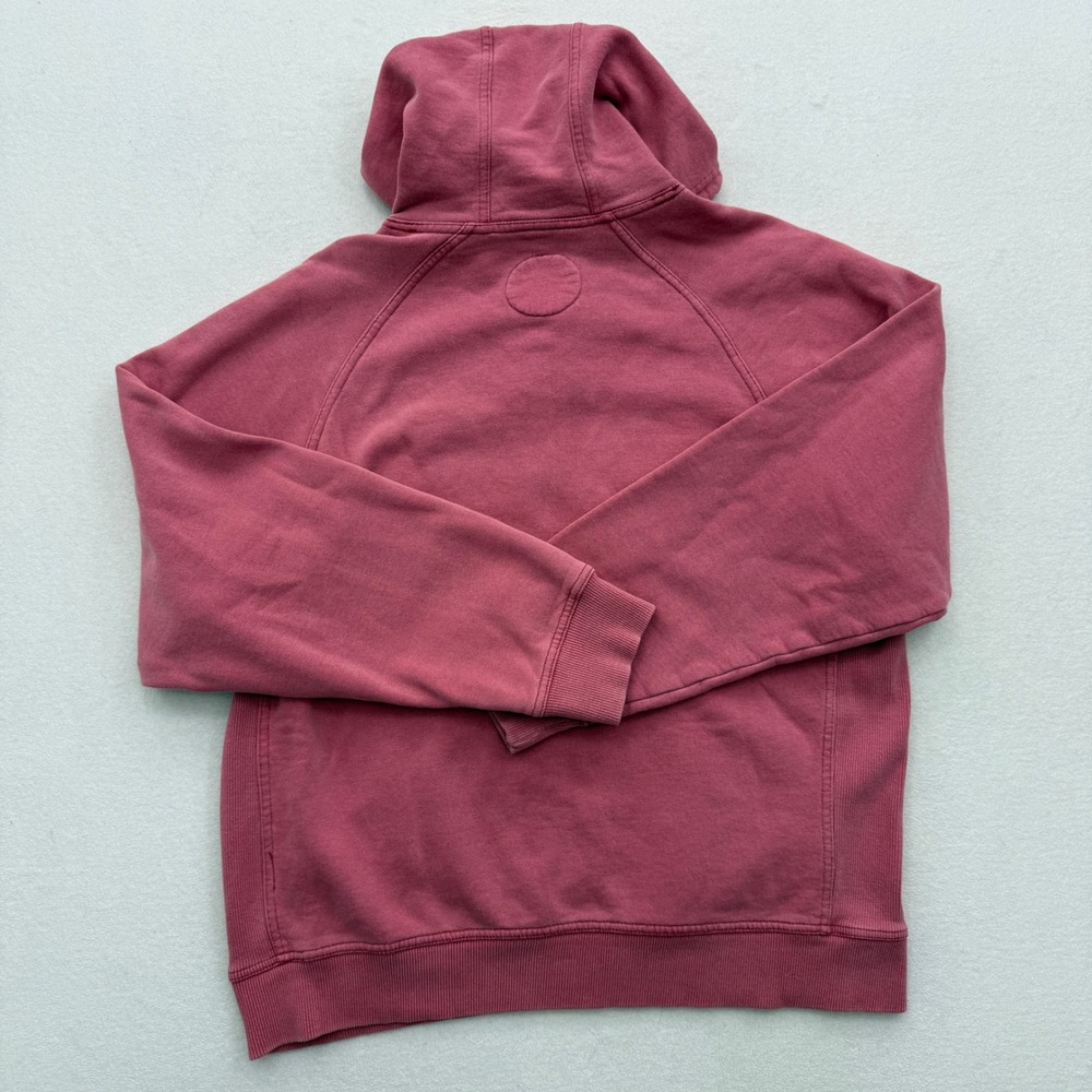 Life is Good Hoodie Pullover Sweatshirt Men's‎ M Medium Pink Embroidered Casual - Picture 4 of 6